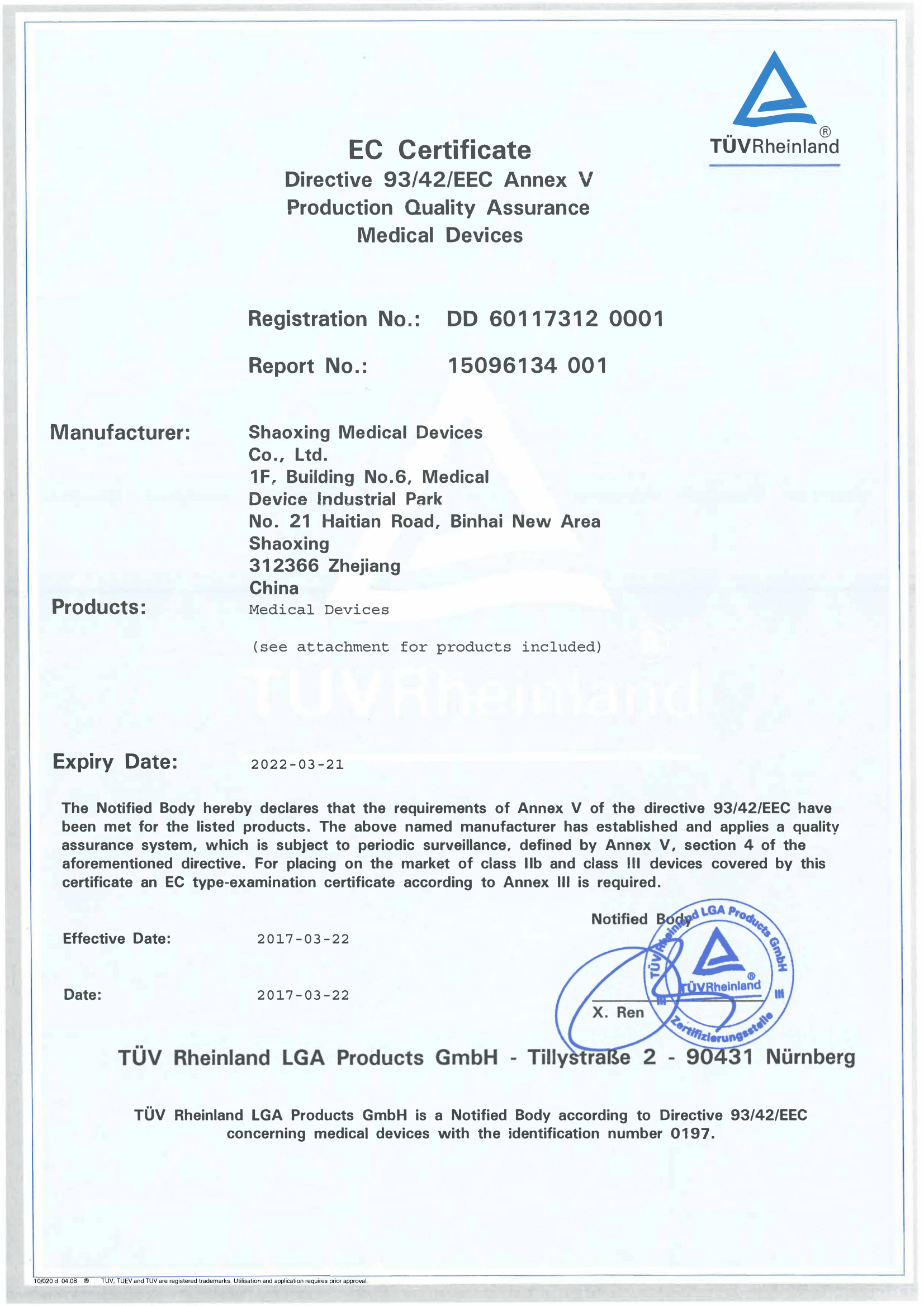 CERTIFICADOS FILTROS  FULL FACE